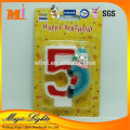 Delicate Cartoon Number Birthday Candle para venda